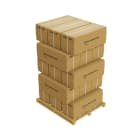BAILLINDUSTRIE - Palette de 15 cartons de 10 ML de gaine isolée laine de verre M0/M1 diamètre 250