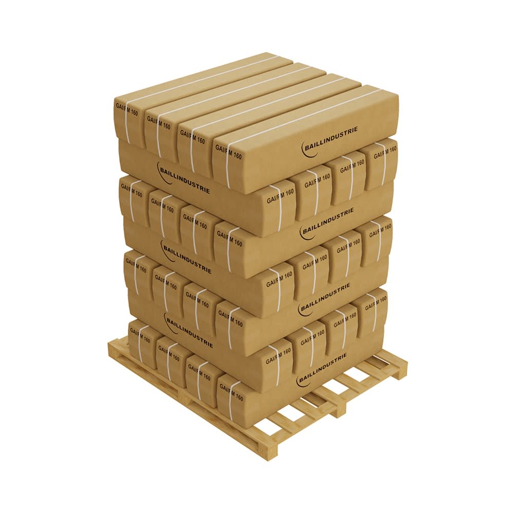 BAILLINDUSTRIE - Palette de 28 cartons de 10 ML de gaine isolée polyester multicouche M1 Ø 160