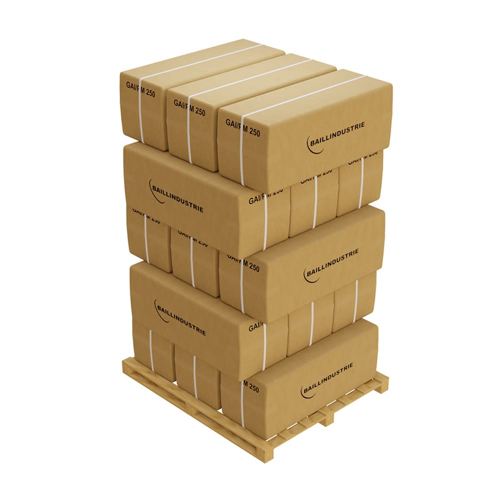 BAILLINDUSTRIE - Palette de 15 cartons de 10 ML de gaine isolée polyester multicouche Ø 250 mm