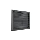BAILLINDUSTRIE - Grille de reprise à ailettes droites 500x400 Anthracite