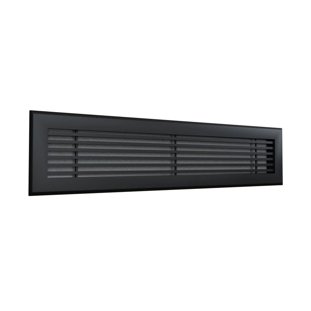 BAILLINDUSTRIE - Grille reprise linéaire 600x150 Noir mat