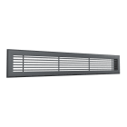 BAILLINDUSTRIE - Grille de soufflage linéaire de 800x150 mm en aluminium Anthracite
