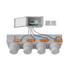 BAILLINDUSTRIE - Pack de régulation à 2 zones thermostat Blanc comprenant :