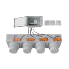 BAILLINDUSTRIE - Pack de régulation à 3 zones thermostat Blanc comprenant :