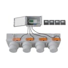 BAILLINDUSTRIE - Pack de régulation à 4 zones thermostat Anthracite comprenant :