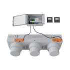 BAILLINDUSTRIE - Pack de regulation a 2 zones thermostat anthracite comprenant :