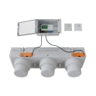 BAILLINDUSTRIE - Pack de régulation à 2 zones thermostat Blanc comprenant :