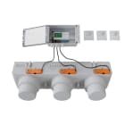 BAILLINDUSTRIE - Pack de régulation à 3 zones thermostat Blanc comprenant :