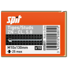 Spit - Tiges filetées standard 5.8 M10X130