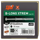 Spit - B-LONG XTREM 10X60/10HS tête hexagonale