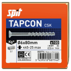 Spit - TAPCON CSK 6X80/45-25 tête fraisée