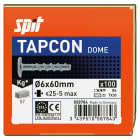 Spit - TAPCON DOME 6X60/25-5 tête bombée large