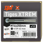 Spit - Tige XTREM multicônes M16X248 ZN CL8.8