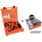 Spit - Lot PPN50Xi + 20 packs 4x35 Hard n?Safe crantés