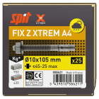 Spit - FIX Z XTREM 10x105/45-25 A4