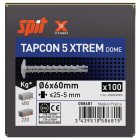 Spit - TAPCON 5 XT DOME 6X60/25-5 tête bombée large