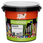 Spit - COLORTECH 6X35 sans vis SEAU/500