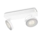 Philips - Clockwork Spot barre tube LED 2x4W 827 Gradable 2x500lm Blanc