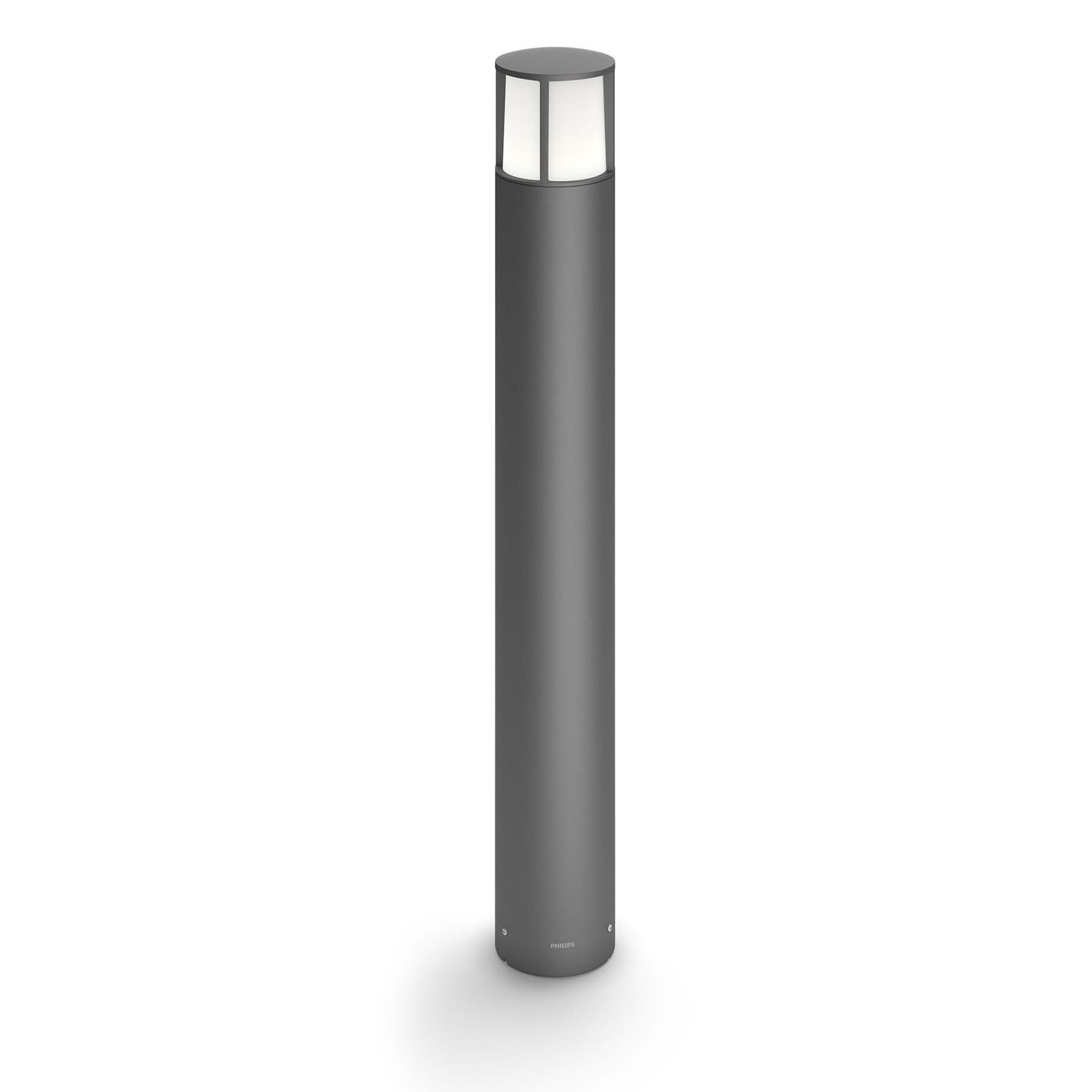 Philips - Stock Potelet LED 6W 827 600lm IP44 25000h Anthracite