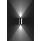 Philips - Buxus Applique LED 2x4.5W 827 Gradable 1000lm IP44 25000h Inox