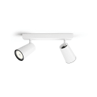 Philips - Paisley Spot barre tube Retrofit max. 2x5,5W GU10 Blanc