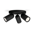 Philips - Pongee Spot Barre Tube Retrofit max. 3x5,5W GU10 Noir