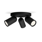 Philips - Pongee Spot Barre Tube Retrofit max. 3x5,5W GU10 Noir