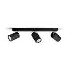 Philips - Kosipo Spot Barre Tube Retrofit max. 3x10W GU10 Noir