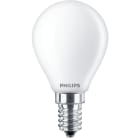 Philips - CorePro Sphérique LED E14 6,5-60W 840 806lm 15000h Filament Dépolie