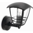 Philips - CREEK Applique montante retrofit max. 1x60W E27 IP44 Noir