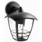 Philips - CREEK Applique descendante retrofit max.1x60W E27 IP44 Noir