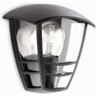 Philips - CREEK Applique retrofit max. 1x60W E27 IP44 Noir