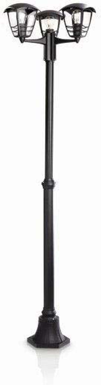 Philips - CREEK Lampadaire retrofit max. 3x60W E27 IP44 Noir