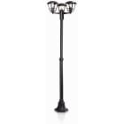 Philips - CREEK Lampadaire retrofit max. 3x60W E27 IP44 Noir