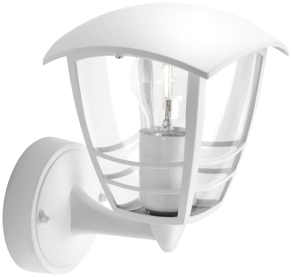 Philips - CREEK Applique montante retrofit max. 1x60W E27 IP44 Blanc