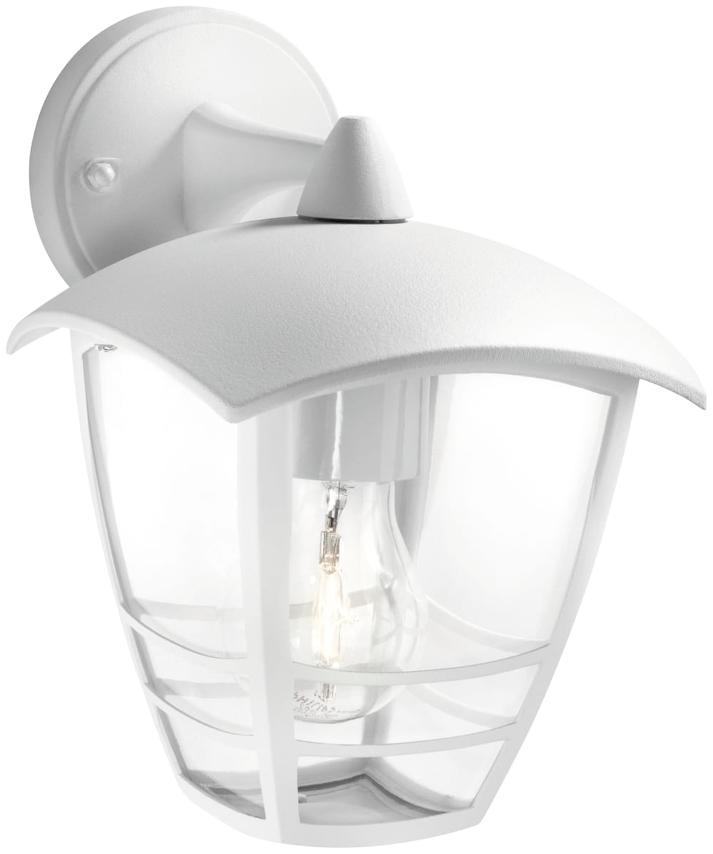 Philips - CREEK Applique descendante retrofit max.1x60W E27 IP44 Blanc