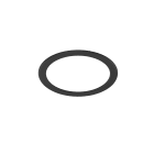 Philips - Collerette Ledinaire SlimDownlight All in DN065B Ronde Diam. 200mm Noire