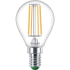 Philips - MASTER Classe A Spérique LED E14 2,3-40W 827 485lm 50 000H Filament Claire