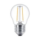 Philips - CorePro Sphérique LED E27 2-25W 827 250lm 15000h Filament Claire