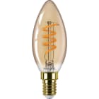Philips - MASTER Value Flamme LED E14 1800K 2.5-15W 136lm Filament Ambrée