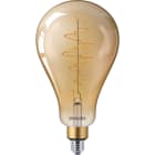 Philips - Vintage Giant LEDBulb Filament Ballerina Dim 6,5-40W E27 Claire 1800K Ambrée