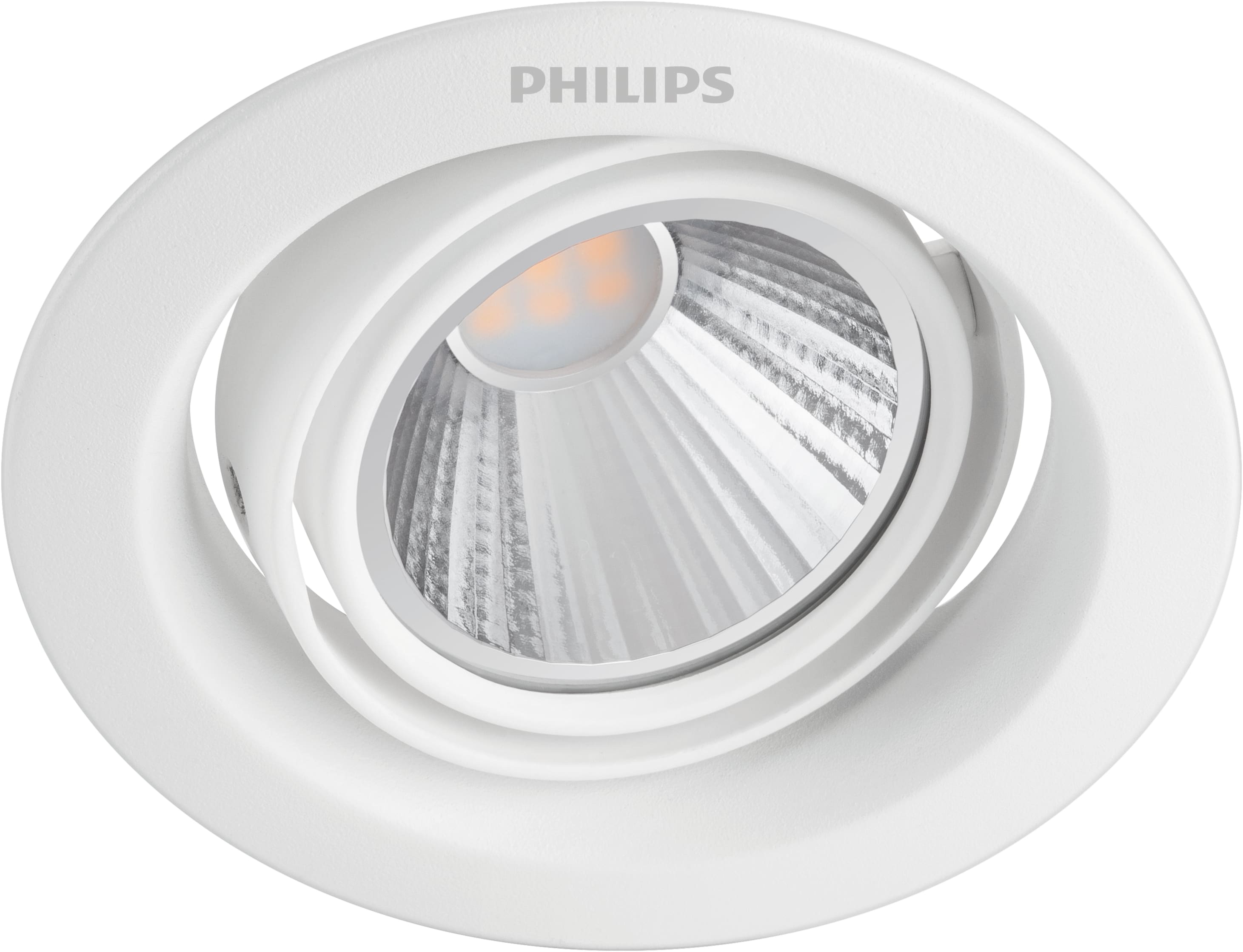Philips - POMERON Encastré Blanc LED 7W 4000K - SSW 3 intensités