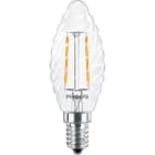 Philips - CorePro Flamme LED E14 2-25W 827 250lm 15000h Torsadée Filament Claire