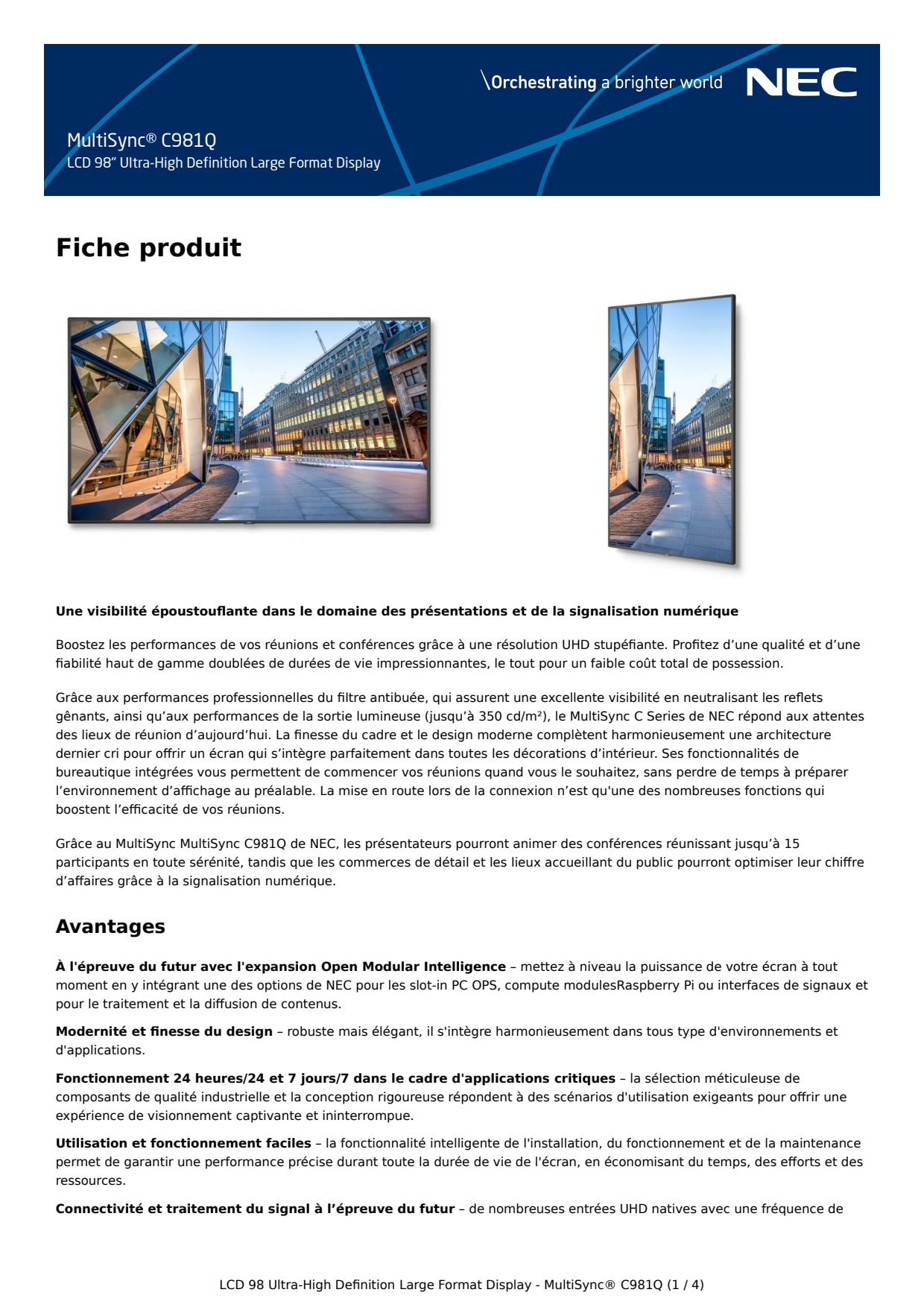 Sidev - 98 C Series large format