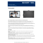 Sidev - Ecran All in One Sharp-NEC cer