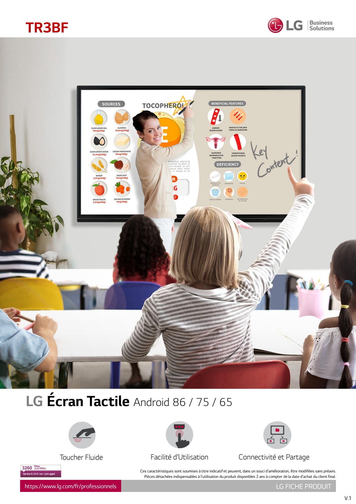 Sidev - Ecran interactif 65 dall