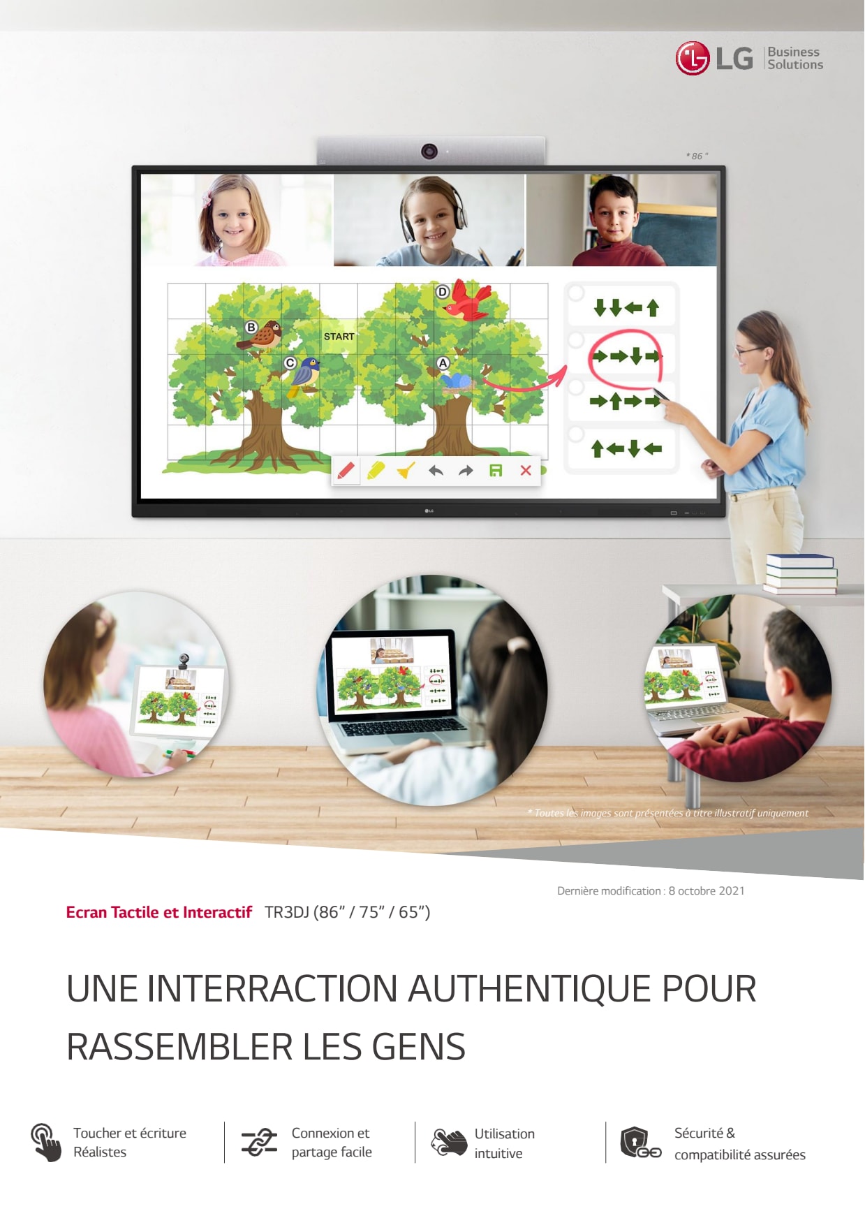 Sidev - Ecran interactif 75 dall