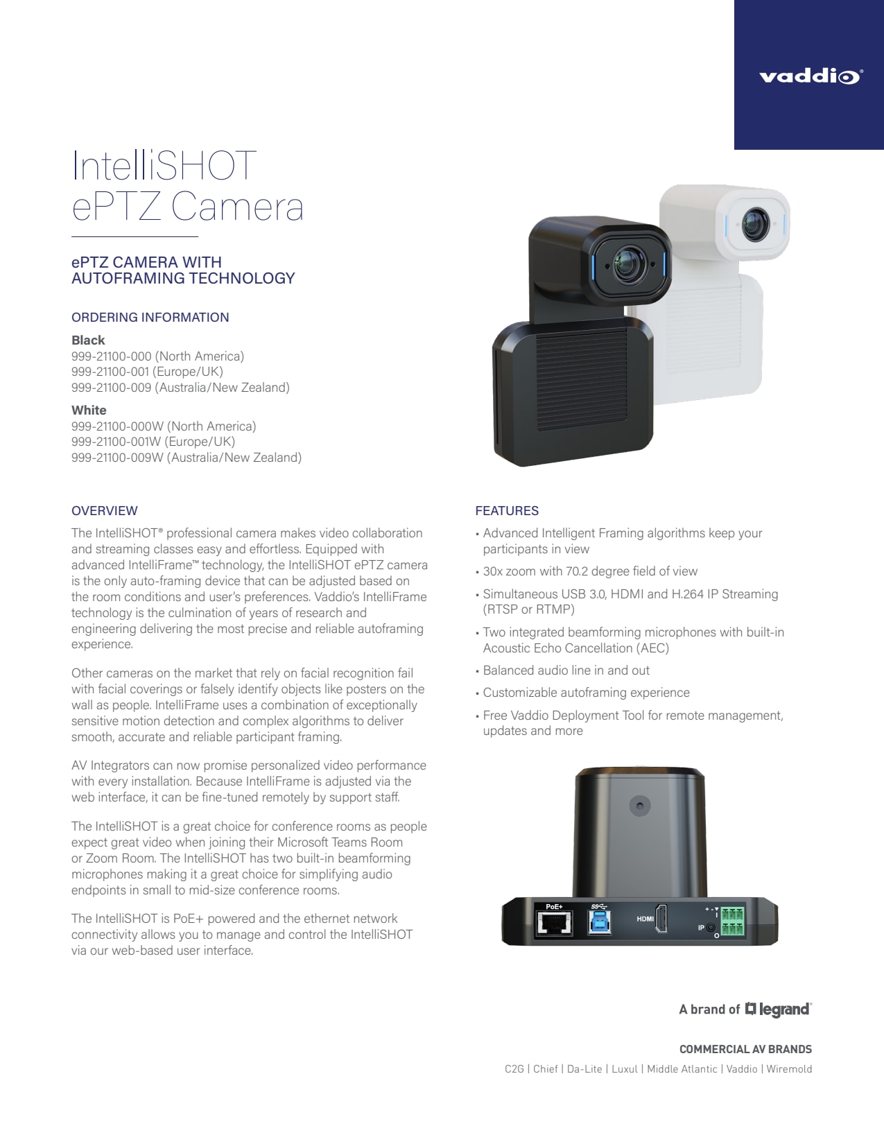 Sidev - La camera professionnel