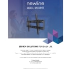 Sidev - Support mural Newline pour e