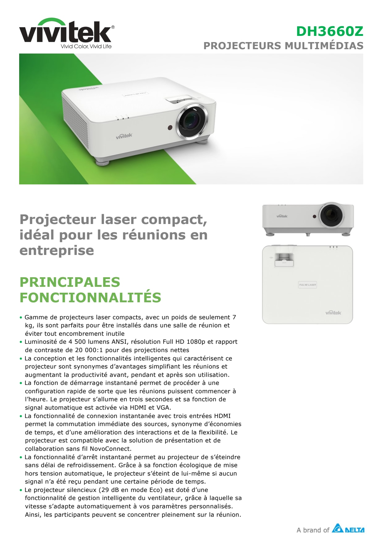 Sidev - Videoprojecteur laser 4